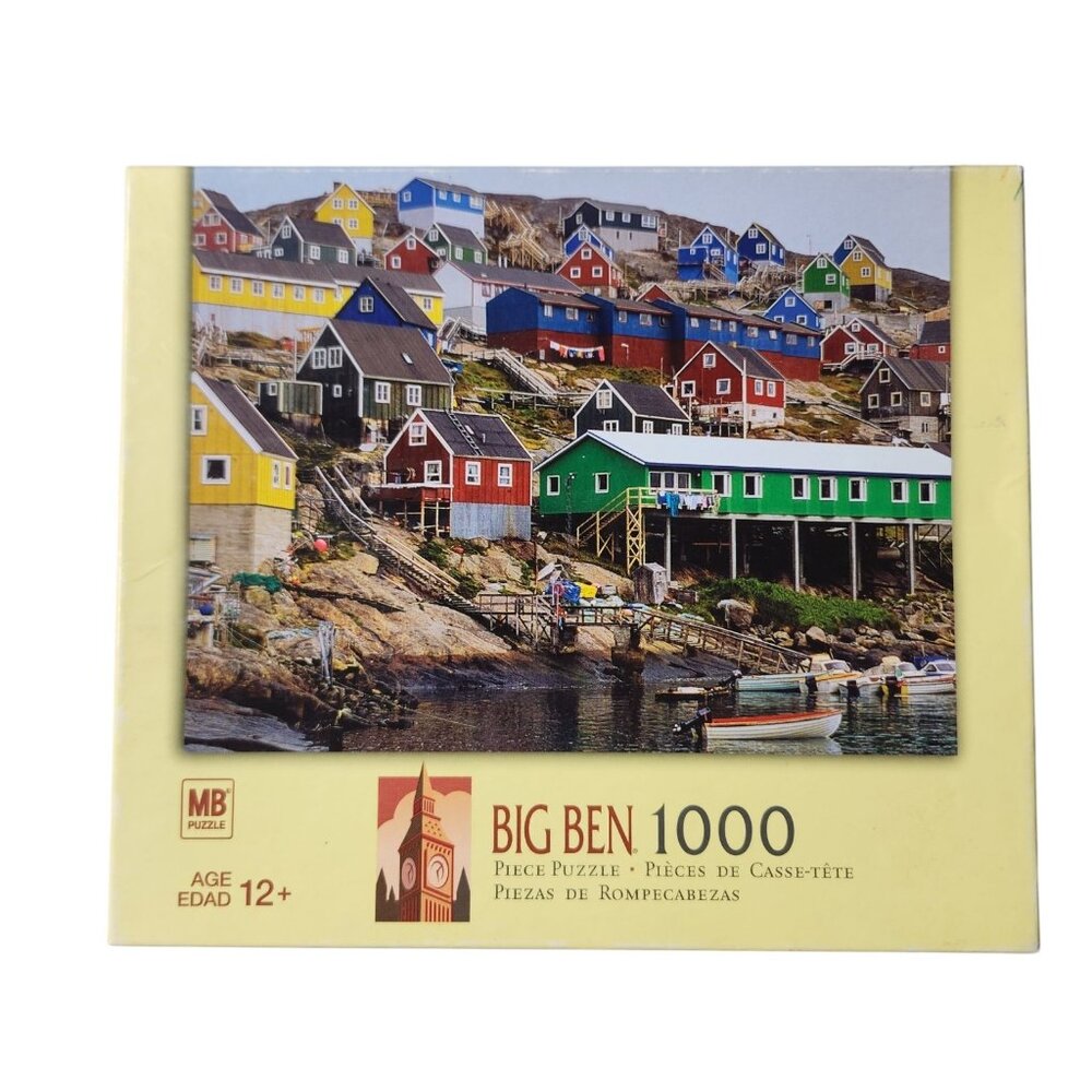Vintage Kangaamiut Greenland Big Ben MB 1000 Piece Puzzle